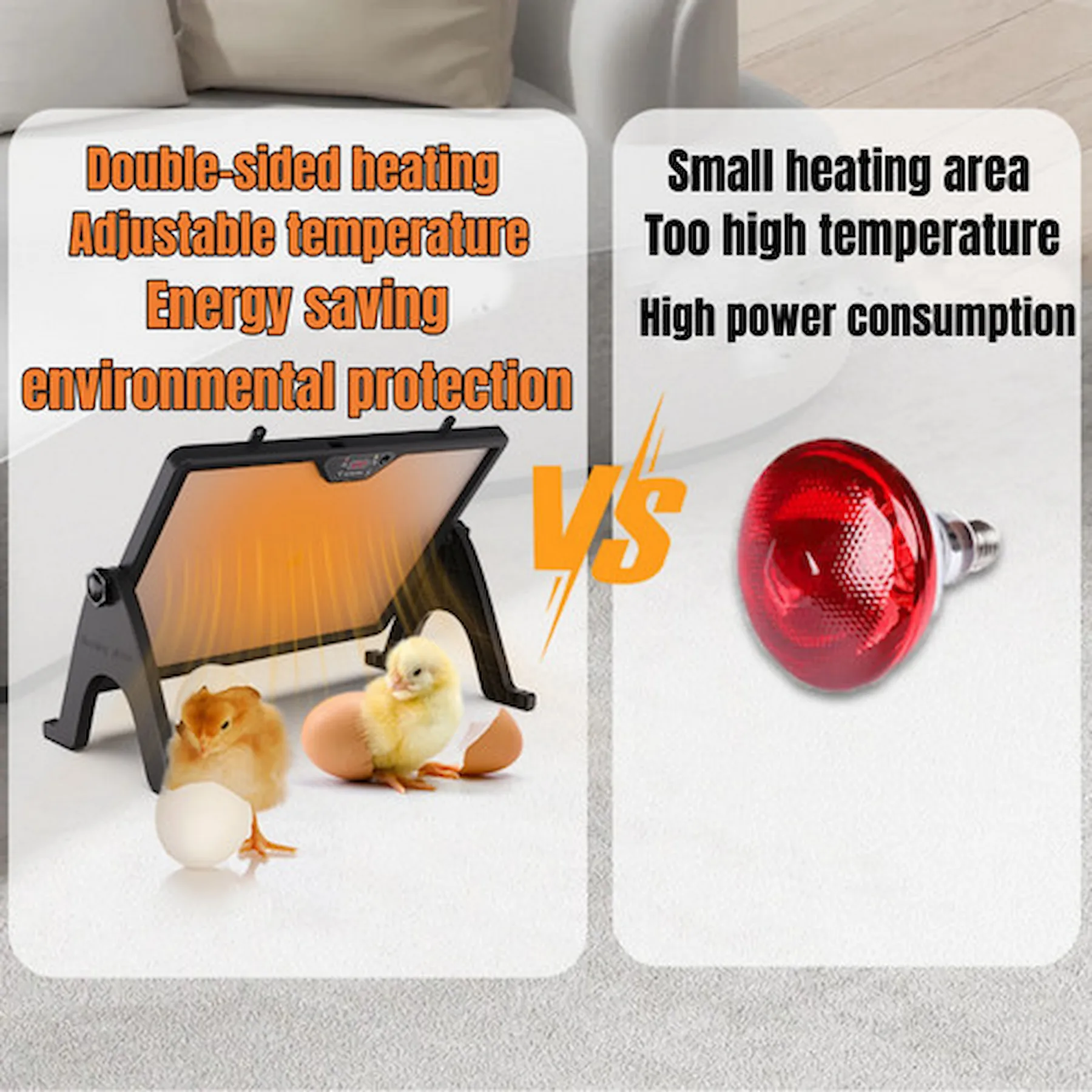 180W Dual-Sided Smart Brooder (Remote Controlled)
