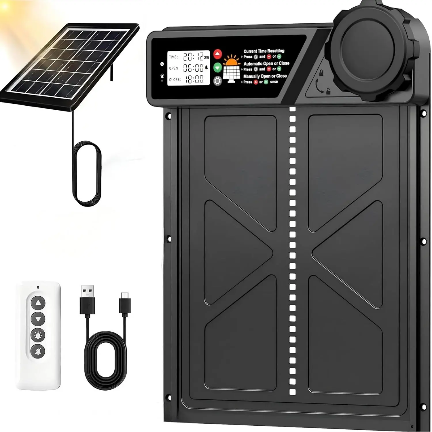 CARLA HOME Solar Hybrid Automatic Door